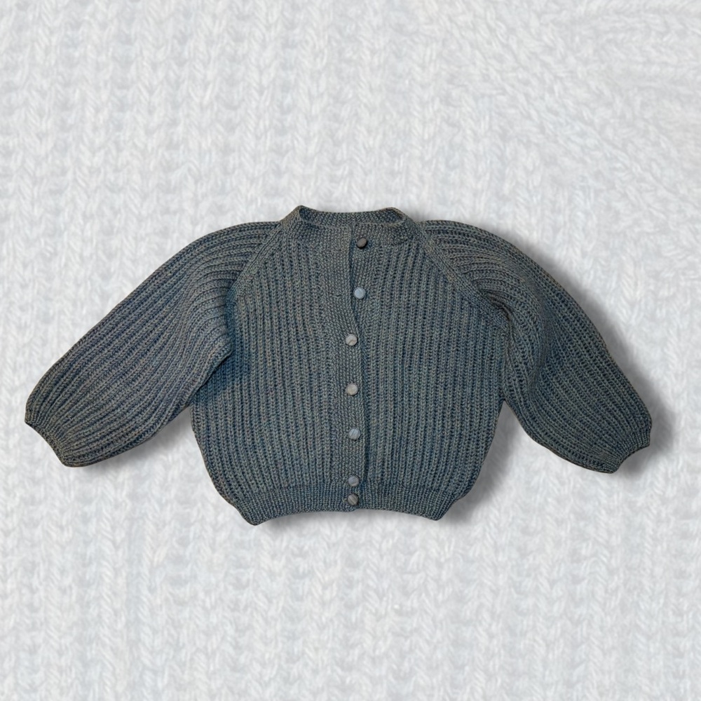 Cozy Green multicolor wool blend Cardigan